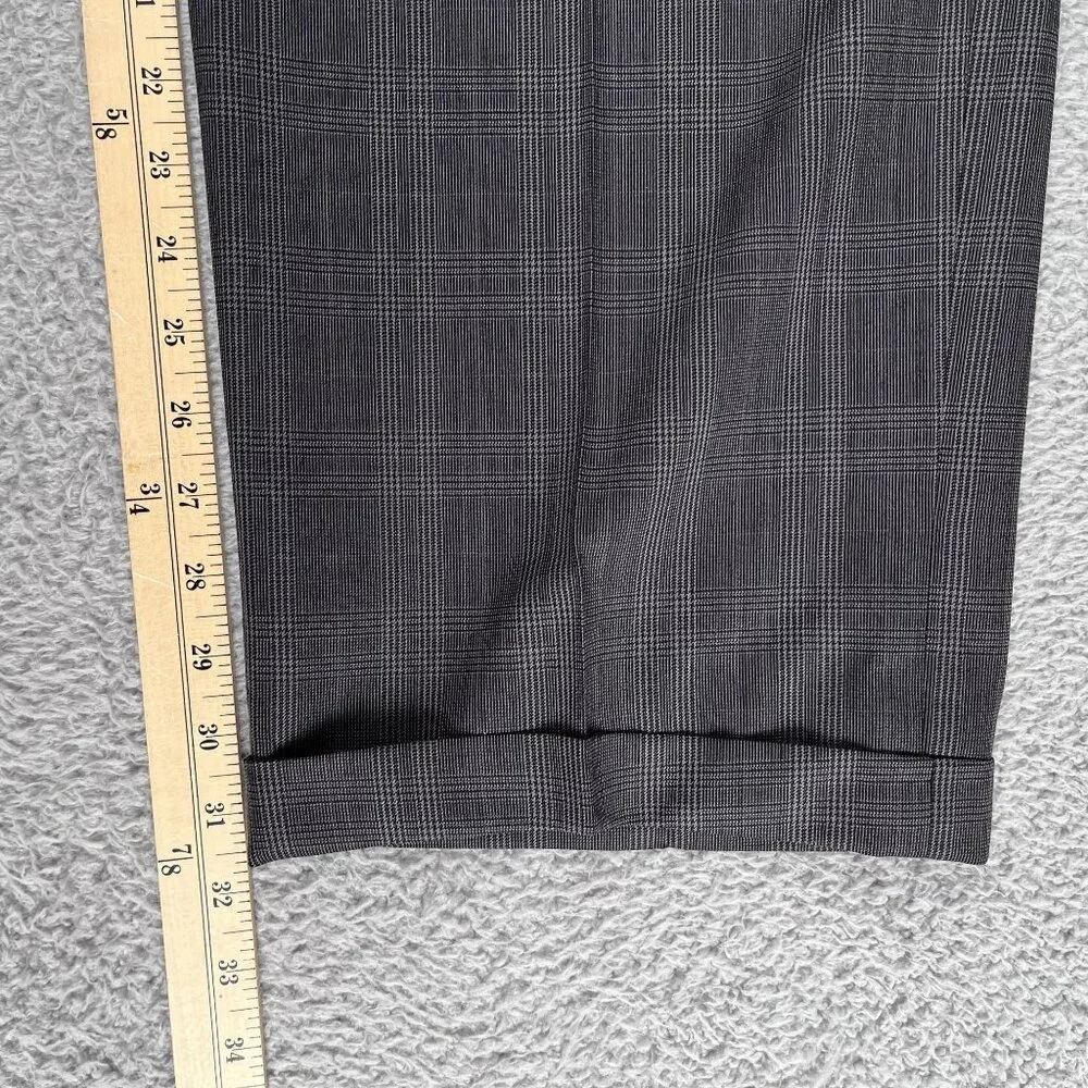 VTG‎ Brooks Brothers Mens 100% Pure Wool Pleated Glen Full Suit Sz 44L Flaw